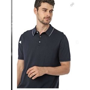 Banana Republic Sweater Polo Supima Cotton Mens Navy NWT